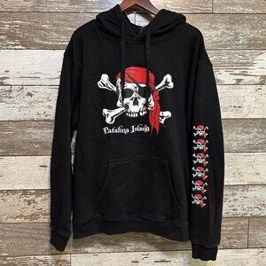 Vintage Pirates of A Caribbean Catalina Island Pro-Tag Heavy Weight Skull Hoody